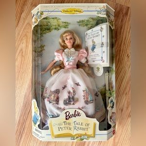 Vintage 1997 barbie and the tale of Peter rabbit collector edition
